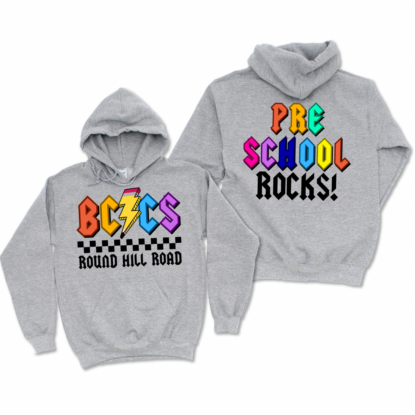 BCCS Round Hill Rockstars Preschool - Athletic Gray | BCCS Round Hill Road Spiritwear Fundraiser | LI Spirit & Sports Apparel