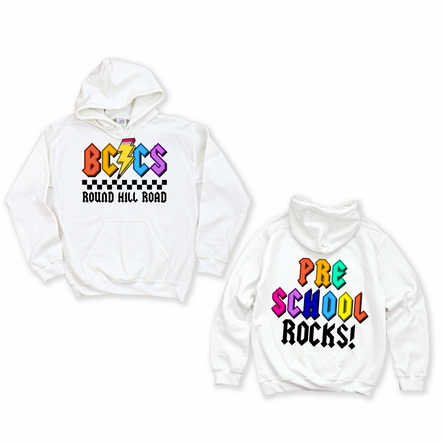 BCCS Round Hill Rockstars Preschool - White | BCCS Round Hill Road Spiritwear Fundraiser | LI Spirit & Sports Apparel