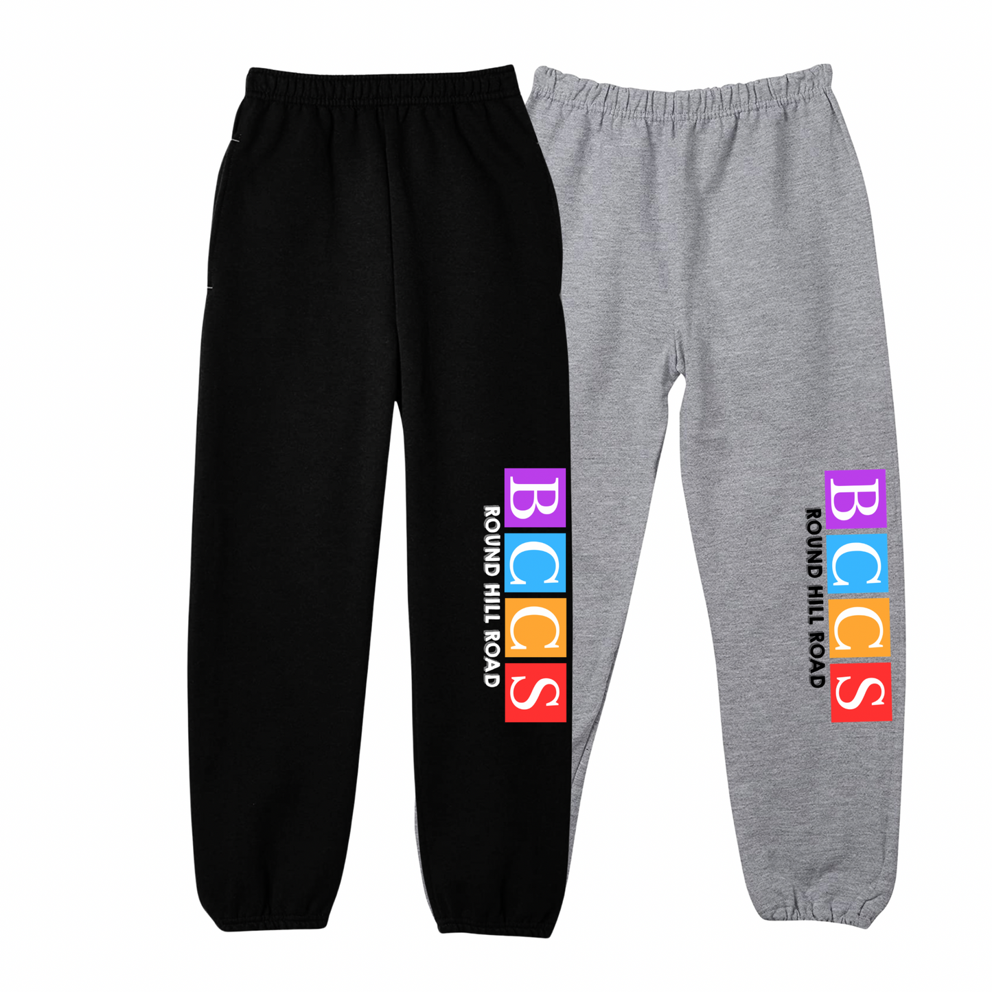 BCCS Sweatpants | BCCS Round Hill Road Spiritwear Fundraiser | LI Spirit & Sports Apparel
