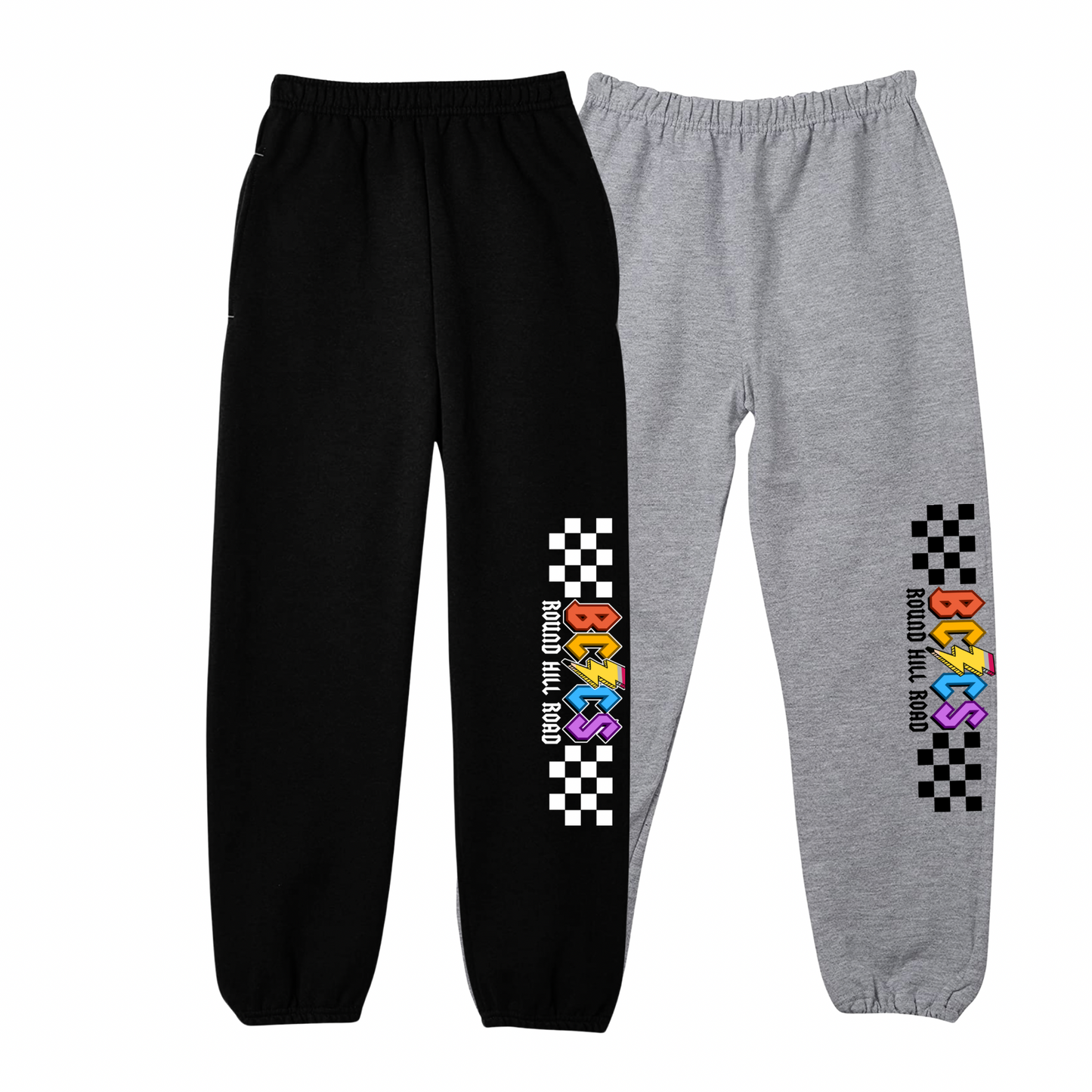 BCCS Rockstars Sweatpants | BCCS Round Hill Road Spiritwear Fundraiser | LI Spirit & Sports Apparel