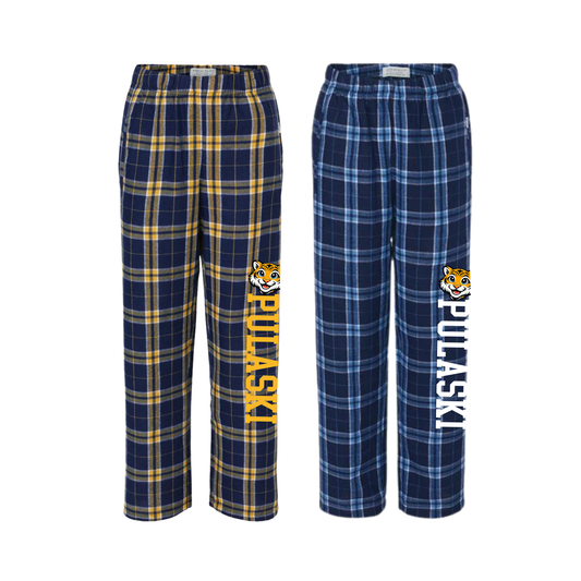 Pulaski Flannel Pajama Pants | Pulaski Road Spiritwear Fundraiser | LI Spirit & Sports Apparel