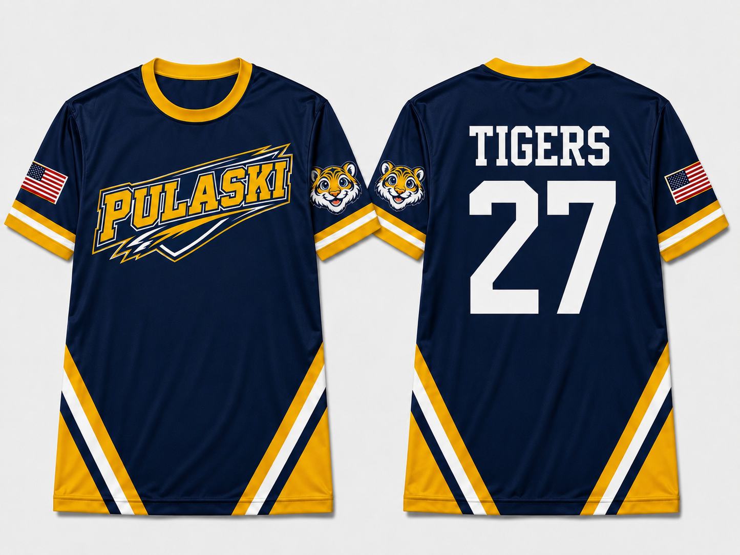 Pulaski Tigers Jersey | Pulaski Road Elementary Spiritwear Fundraiser | LI Spirit & Sports Apparel