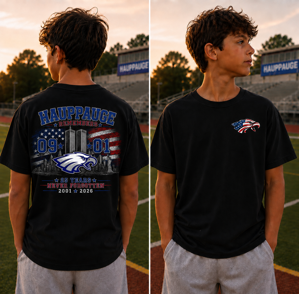 Hauppauge Remembers 9/11 | LI Spirit & Sports Apparel