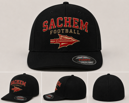 Sachem Football Flexfit Hat - Embroidered | Sagamore Football | LI Spirit & Sports Apparel