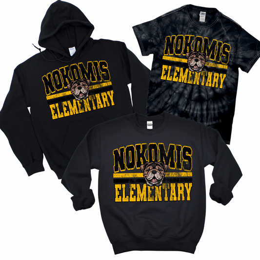 Vintage Nokomis Elementary - Black | Nokomis Elementary Spiritwear Fundraiser | LI Spirit & Sports Apparel