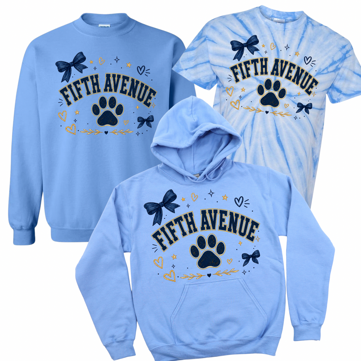 Fifth Avenue Sweetheart - Carolina Blue | Fifth Avenue Spiritwear Fundraiser | LI Spirit & Sports Apparel