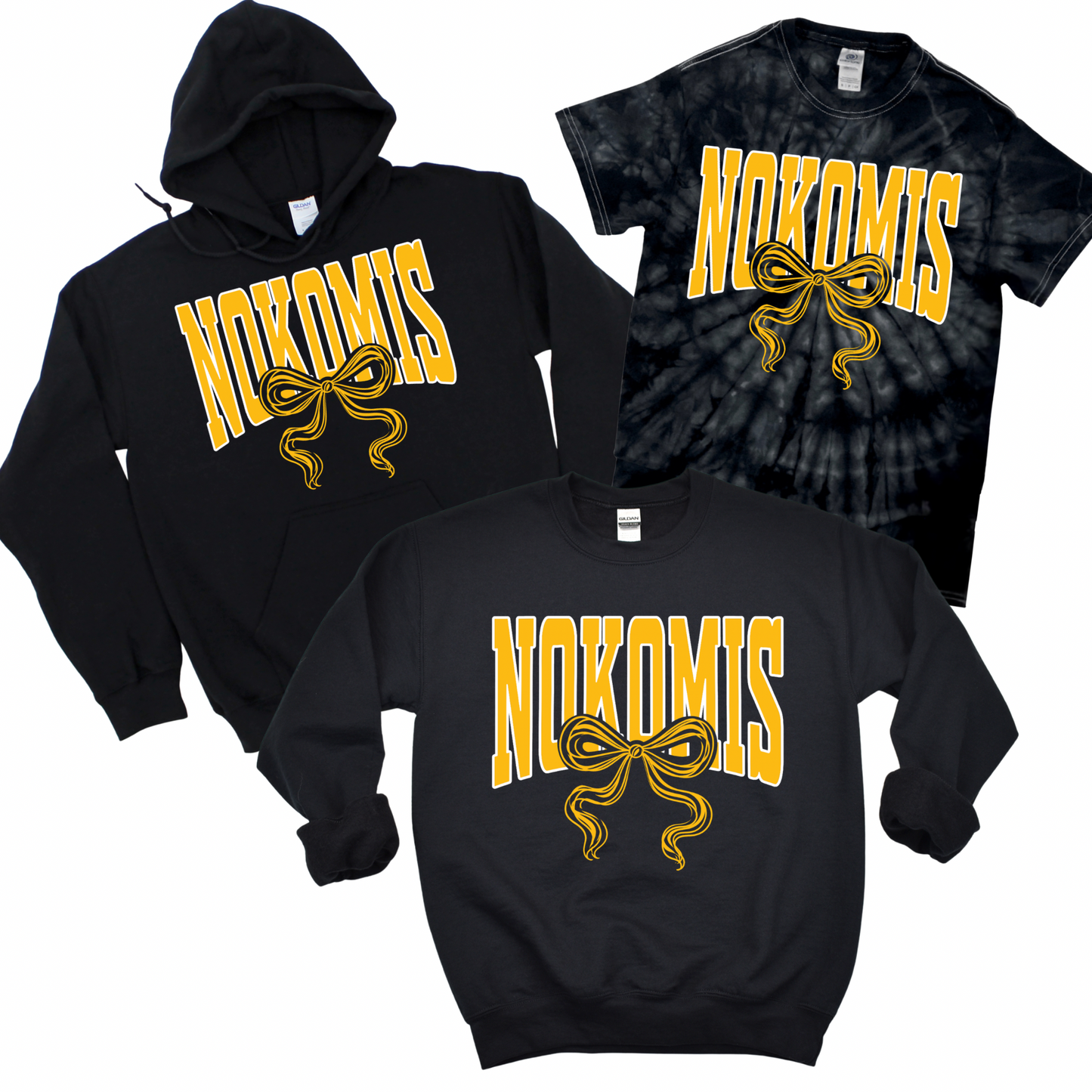 Nokomis Bow - Black | Nokomis Elementary Spiritwear Fundraiser | LI Spirit & Sports Apparel