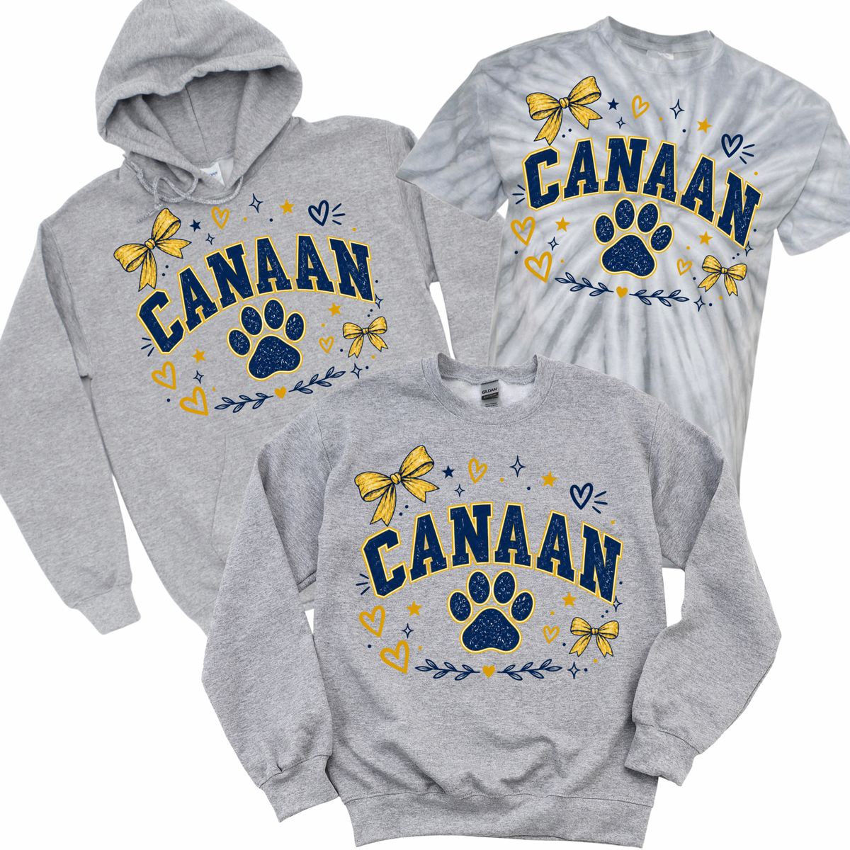 Canaan Sweetheart - Athletic Gray | Canaan Spiritwear Fundraiser | LI Spirit & Sports Apparel