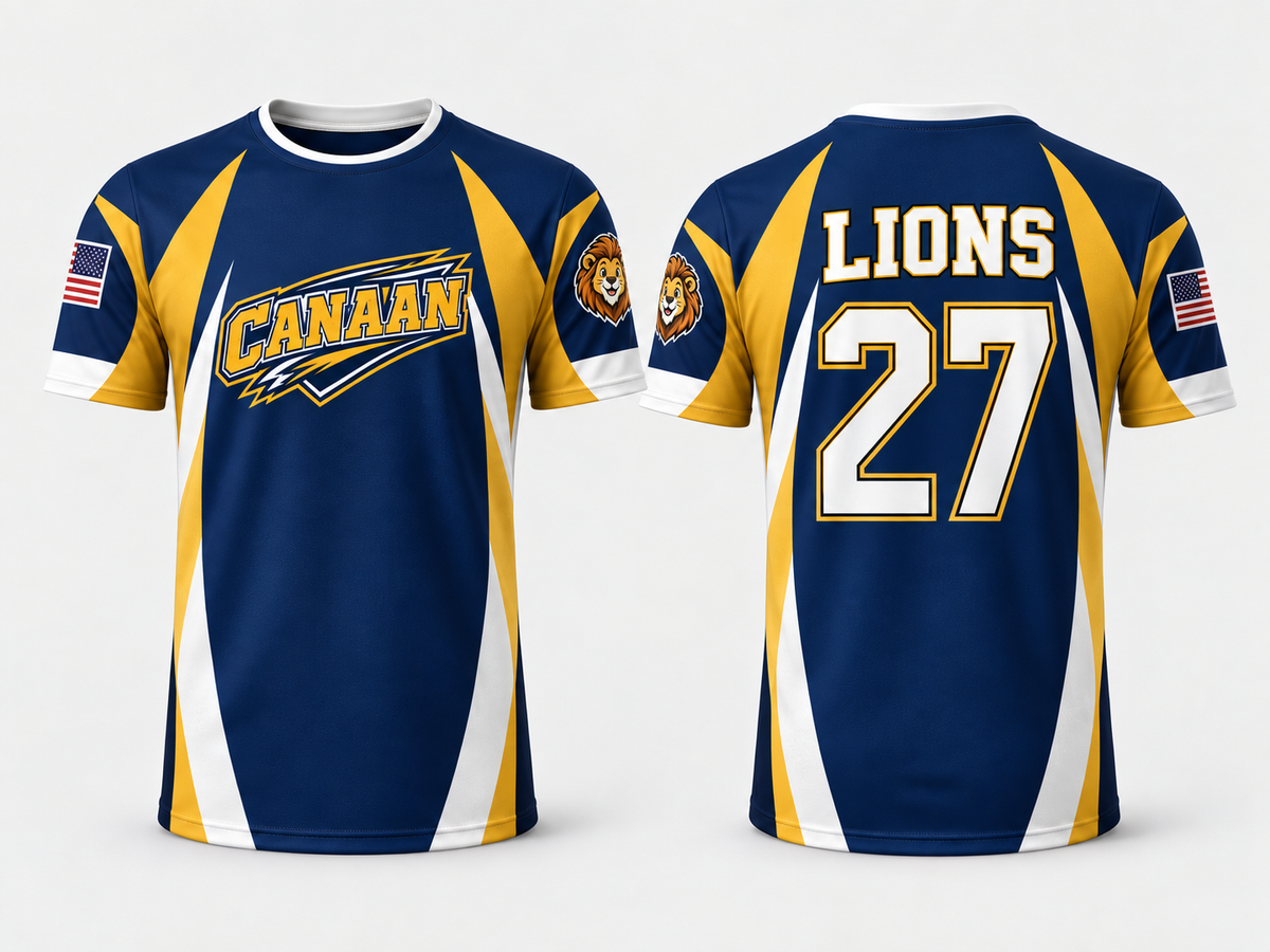 Canaan Bolt Jersey | Canaan Elementary Spiritwear Fundraiser | LI Spirit & Sports Apparel