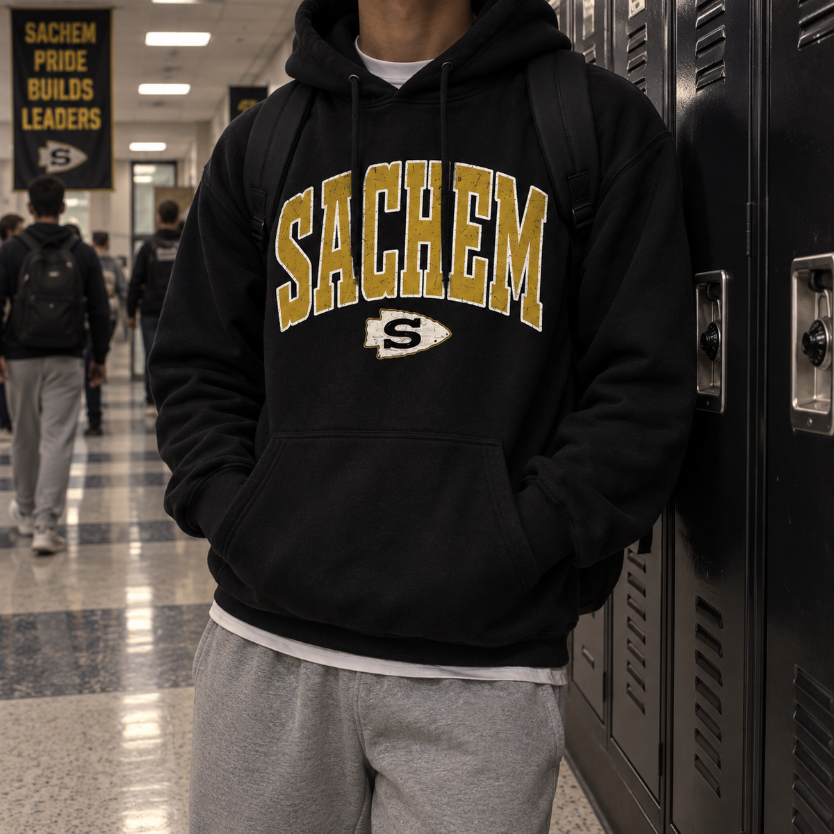 Varsity Sachem (North) - Black | Sachem Apparel | LI Spirit & Sports Apparel