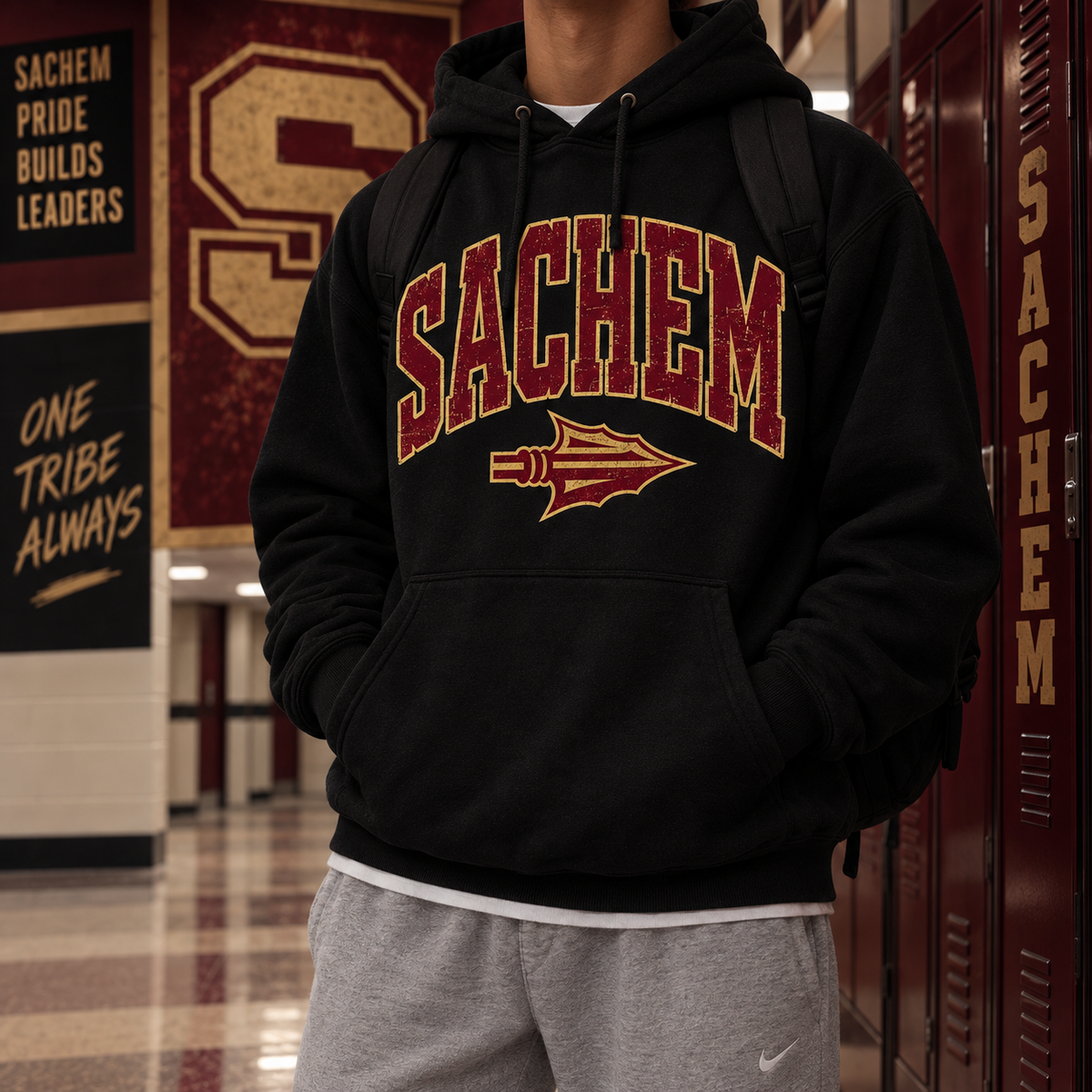 Varsity Sachem (East) - Black | Sachem Apparel | LI Spirit & Sports Apparel