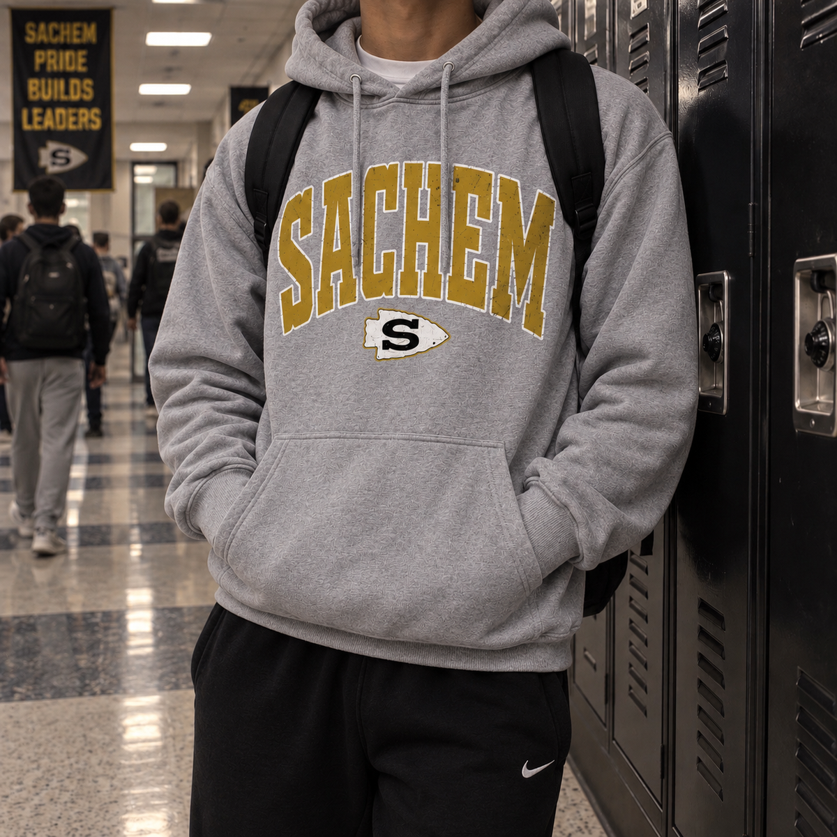 Varsity Sachem (North) - Athletic Gray | Sachem Apparel | LI Spirit & Sports Apparel