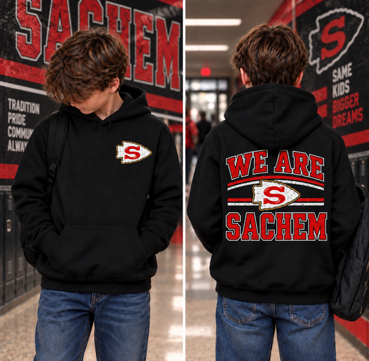 We are Sachem (Red) - Black | Sachem Apparel | LI Spirit & Sports Apparel