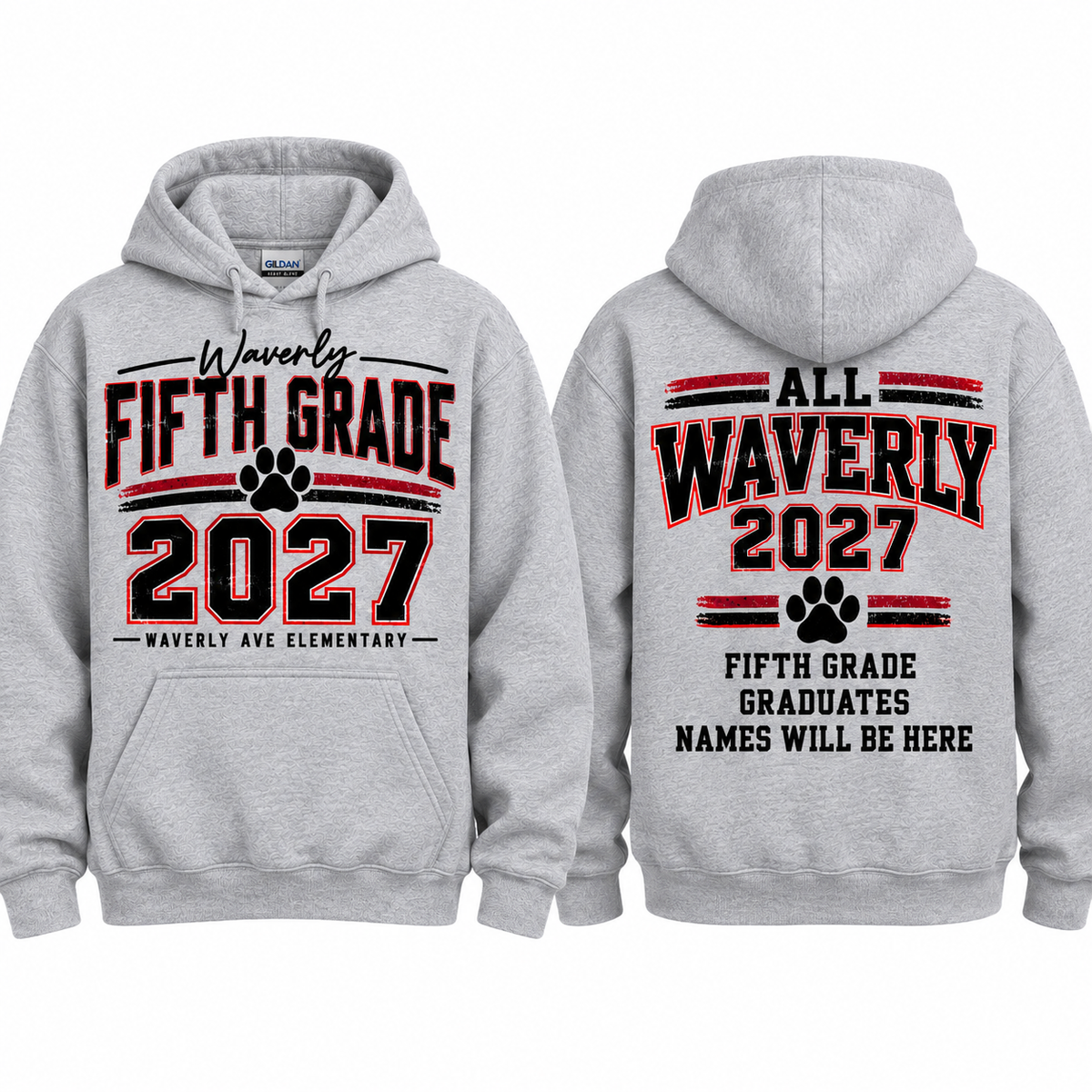 Waverly Fifth Grade Class of 2027 Hoodie